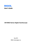 User's Guide DS1000Z Series Digital Oscilloscope