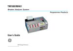 TM1600/MA61 Breaker Analyzer System User's Guide
