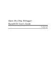 Open On-Chip Debugger: OpenOCD User's Guide