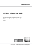 Sample & Assay Technologies REST 2009 Software User Guide