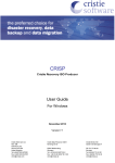 Cristie Recovery ISO Producer User Guide