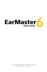 EarMaster 6 User Guide