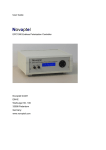 User Guide EPC1000 Endless Polarization Controller Novoptel