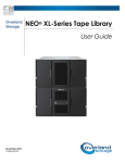 NEO XL-Series Tape Library User Guide