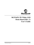 MCP165X 3W White LED Demo Board (Rev. 1) User's Guide