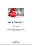 Your Freedom User Guide