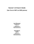 Kannel 1.2.0 User's Guide