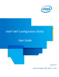 Intel® AMT Configuration Utility User Guide