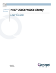 NEO 2000E/4000E Library User Guide