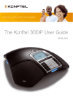 The Konftel 300IP User Guide