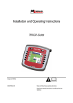 TRACK-Guide Installation and Operating Instructions