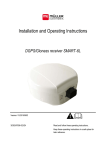 Installation and Operating Instructions