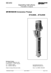 BE3450 Operating Instructions BRINKMANN Immersion Pumps