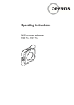 Operating instructions - OPERTIS Produktkatalog