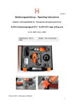 Bedienungsanleitung &ndash; Operating Instructions