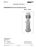 BA6214 Operating Instructions BRINKMANN Pressure Boosting