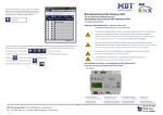 1 23 4 5 6 Betriebsanleitung Dali Gateway SCN Operating