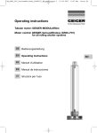 Operating instructions - GEIGER Antriebstechnik