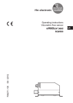 Operating instructions Volumetric flow sensor SQ0500 706211