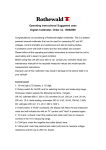 Operating instructions/ Suggested uses Digital multimeter