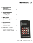 Portacal 1000 61001066/00/01.08 Bedienungsanleitung Operating