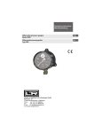 Operating Instructions Betriebsanleitung Differential pressure