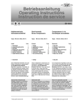 Betriebsanleitung Operating Instructions Instruction de