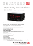 Operating Instructions - ACS-CONTROL