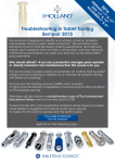 Troubleshooting in Tablet Tooling Seminar 2015