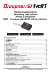 Bedienungsanleitung Operating Instructions Notice d'utilisation
