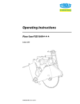 Operating Instructions Floor Saw FSD1049