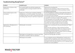 Troubleshooting ReadyTector®