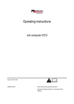 Operating instructions - Müller Elektronik GmbH & Co.