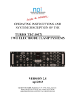 OPERATING INSTRUCTIONS AND SYSTEM DESCRIPTION OF