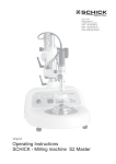 Operating Instructions SCHICK