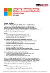 Configuring and Troubleshooting Windows Server