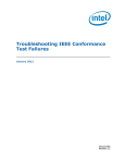 Troubleshooting IEEE Conformance Test Failures