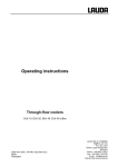 Operating instructions