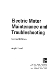 Electric motor maintenance and troubleshooting : [covers