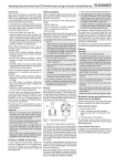 Operating Instructions Read Head CET