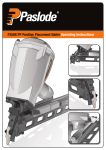 F250S PP Positive Placement Nailer Operating Instructions