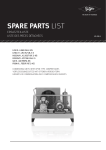 OPERATING INSTRUCTIONS SPARE PARTS LIST