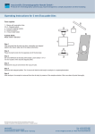 Operating Instructions for 3 mm Evacuable Dies