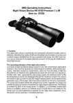 (GB) Operating Instructions Night Vision Device NV 9700 Premium 7