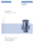 Operating Instructions Type 8631 TOP Control on/off