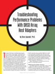 Troubleshooting Performance Problems With DASD Array