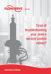 Tired of troubleshooting your severe service control