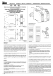 HR1S-AF SAFETY RELAY MODULE OPERATING INSTRUCTIONS