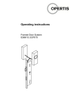 Operating instructions - OPERTIS Produktkatalog