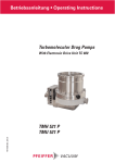 Turbomolecular Drag Pumps TMH 521 P TMU 521 P